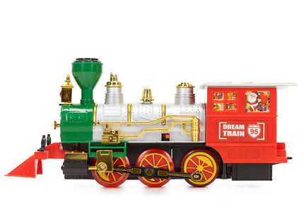 Springos® Speelgoedtrein - Stoomgeluid - Met afstandsbediening - 345 CM Spoor