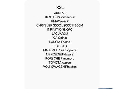 CarPassion Premium Autohoes Sedan - Beschermhoes - Waterdicht & Vorstbestendig - Maat XXL - Blauw - Lengte 500 - 535 cm