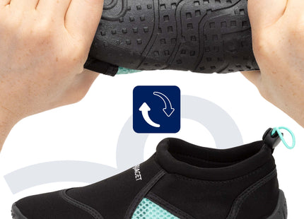 Waterschoenen - AQUA Shoes - Sneldrogend - Rubber - Unisex - Zwart - Maat 40