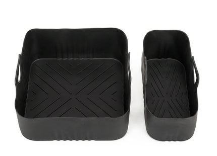 Siliconenvorm Geschikt voor Airfryer -  1,5/3 L - Set van 2 - 220 °C - Siliconen
