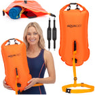 Zwemboei - Voor Openwaterzwemmen - Zwemveiligheidsboei - Incl. drybag /Saferswimmer/Safe swimmer/ 35 Liter / Reddingsfluitje - Oranje