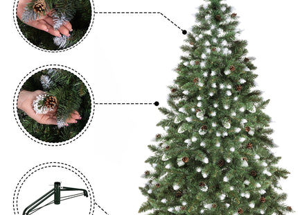 Kunstkerstboom | Diamond Pine | 200 cm | Zonder Verlichting