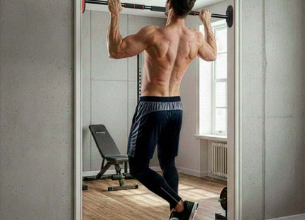 Pull Up Bar - Optrekstang - Staal - Zwart - 72-105 CM - 180KG