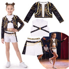 Halloweenkostuum -  K-Pop - Verkleedkleding - Halloween - Skelet - 3-Delig - Zwart/Wit