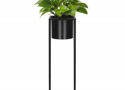 Staande Plantenbak | Plantenbakken | Bloempothouder | Metaal Zwart | 76 cm