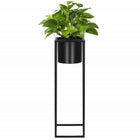 Staande Plantenbak | Plantenbakken | Bloempothouder | Metaal Zwart | 76 cm