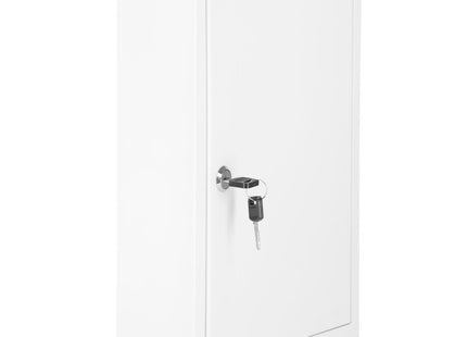 Sleutelkluis | Sleutelkast | Sleutelbox | 80 Haken | 45 x 38 x 8 cm | Wit
