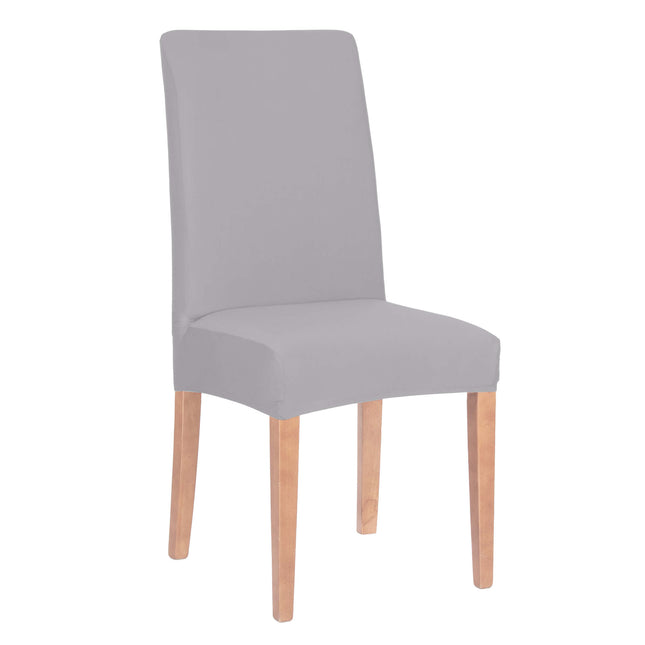 Stoelhoes - Voor Eetkamerstoelen - Met Stretch - Lichtgrijs