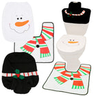 Kerstset voor Badkamer - 3 Delig - Sneeuwpop