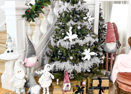 Kerstboa | Kerstslinger | 1.9 m | Grijs