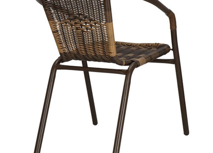 Tuinstoel | Terrasstoelen | Stapelbaar | Textileen | Bruintinten