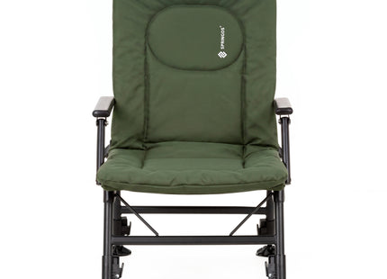 Campingstoel | Visstoel | Opvouwbaar | Groen | Staal | Polyester | 57 x 71 x 90 cm | 140 Kg