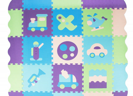 Speelmat | Speelmat Foam | Puzzelmat | Figuren | 9 Puzzelstukken