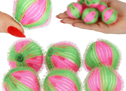 Drogerballen | Wasballen | 6 Stuks | Groen/Roze