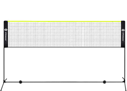 Springos Badminton Net - Professioneel - Frame - Hoes - Verstelbaar - Inclusief draagtas - 400 cm