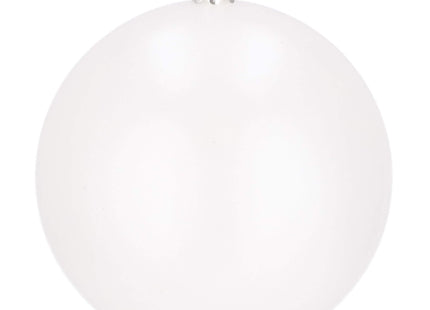 Kerstballen | 6 Stuks | Parelwit