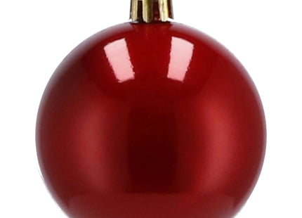 Kerstballen | 30 Stuks | 6/5/4 cm | Rood
