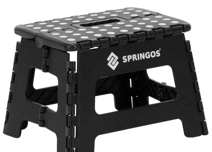 Vouwkruk - Inklapbaar - Platform - Multifunctioneel - Tot 150 Kg - 22 Cm - Zwart