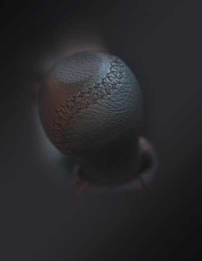 Versnellingspookknop - Universeel - Pookknop - Leer - Zwart