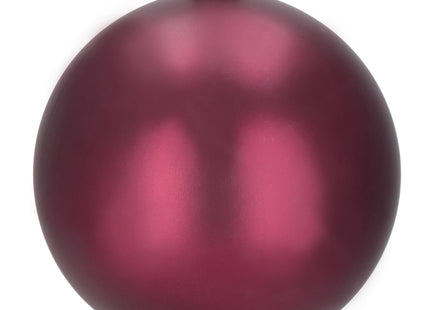 Kerstballen | 2 Stuks | 15 cm | Bordeaux
