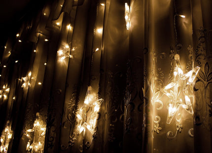 Sterrengordijn | 2 m | 138 LED | Warm Wit | Koppelbaar