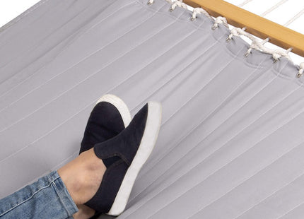Hangmat | Extra Stevig | Inclusief Kussen | Grijs | 200 x 140 cm