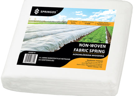 Vliesdoek - Plantenbescherming - 17g/M2 - 5x3.2 M - Wit