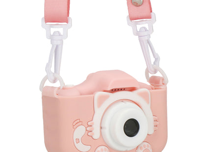 Digitale Camera - Kindercamera - Kindvriendelijk - Kitten - Roze