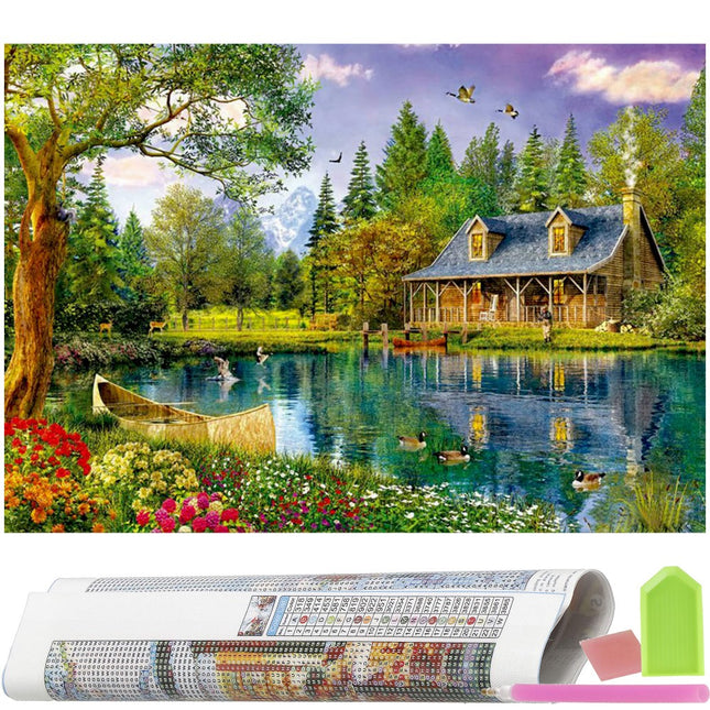 Diamond Painting - Volwassenen - Landschap - 40 x 30 cm