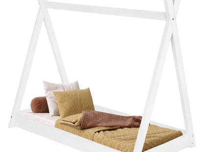 Kinderbed - Tipibed - Frame - Hout - Wit - 145 x 75cm