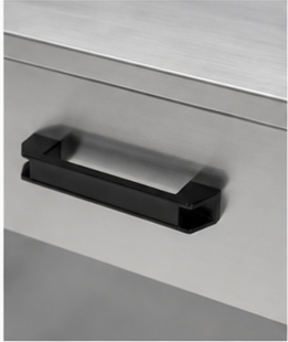 Buitenkeuken - Werktafel - 2 Lades en Opbergrek - RVS - 100x50,5x87 cm