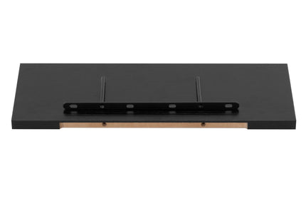 Wandplank - Boekenplank - Ophangbaar - 4 Delig - Zwart - Metaal - 3 Kg - 15 x 40 x 1,5 Cm