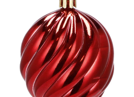 Kerstballen | 20 Stuks | 6 cm | Rood