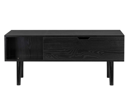 Salontafel | Salontafel Rechthoek | Bijzettafel | 1 Stuk | Opklapbaar | 50 X 100 X 44,2 CM | Zwart