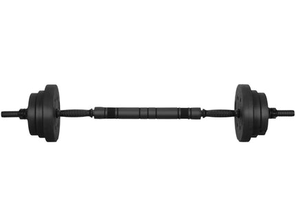 Dumbellset - 6 in 1 Springos Kettlebell Pro Set - 20 KG - Halter Verlengstuk - Verstelbaar - Complete Set - Thuis Sporten - Zwart