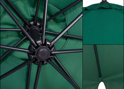 Parasol | Parasols | Kantelbaar | Met Ventilatie | Groen | 350 cm