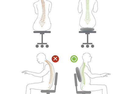 Balanskussen | Inclusief Pomp | Grijs Glans | 34 cm