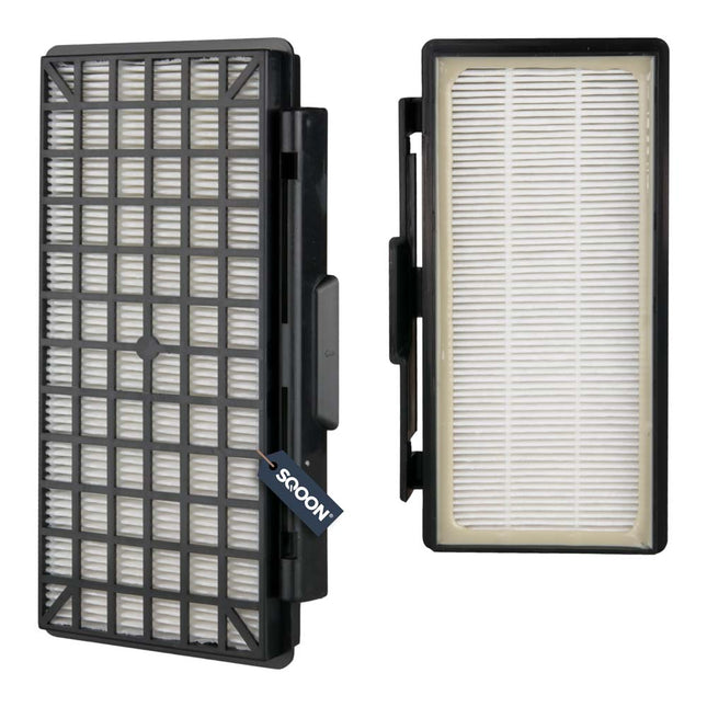 SQOON® HEPA-filter geschikt voor Bosch Siemens VSZ62541 - Gelijk aan model: 647753, 577303, 00577303 - Vervangt BBZ154HF - Voor optimale filtering van fijne stofdeeltjes en allergenen