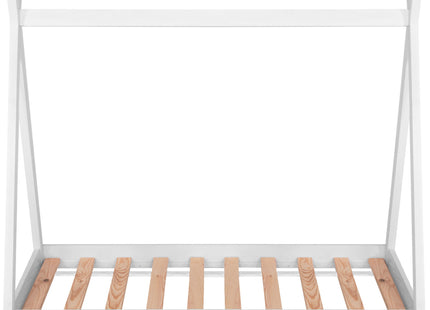 Kinderbed - Tipibed - Frame - Hout - Wit - 145 x 75cm