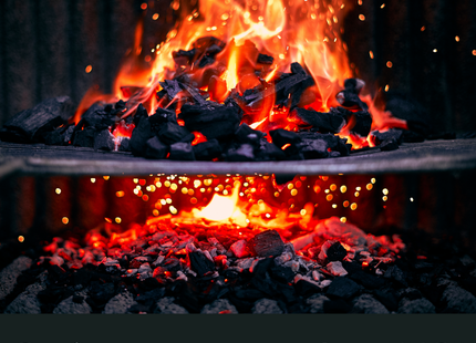 Houtskoolstarter - Brikettenstarter - BBQ snelstarter - Barbecue aanwakkeren - Briketten starter - BBQ starter - Barbeque - RVS - 17 x 27,5 cm - Zilver