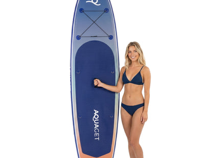 SUP Board - Opblaasbaar Paddle Board - Met Tas - Met Zitje -Inclusief Accessoires - Complete Set - Max. 220KG - 350x83,5cm - Meerkleurig