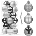 Kerstballen | 20 Stuks | 4 cm | Zilver