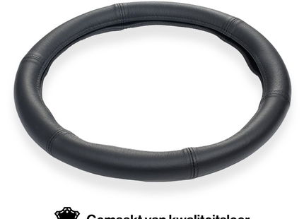 CarPassion Stuurhoes - Steering Cover - Leer - Ø 35-37 CM