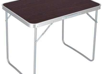 Campingtafel - Vouwtafel - Inklapbaar - Opvouwbaar - 70 x 50 x 60 - Donkerbruin