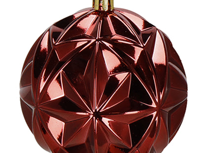 Kerstballen | 30 Stuks | 8 cm | Rood