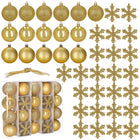 Kerstballen | 40 Stuks | 5/6/7 cm | Goud