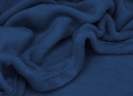Plaid | Sprei | Deken | 160 x 90 cm | Pluche | Marineblauw