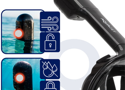 Snorkelmasker - Duikmasker - Duikbril - Snorkel - Face Masker -  L/XL