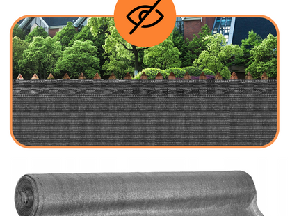 Zichtbreeknet | Zichtdoek | Privacynet | Schaduwdoek | Rol 1,2 x 25 m | 90 % Schaduw | 140g/m² | Antraciet