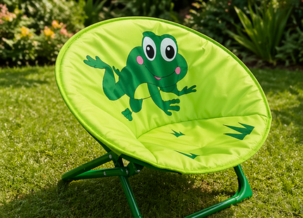Kinderstoel - Kinderspeelgoed - Kikker - Groen - 52 x 52 x 40 cm
